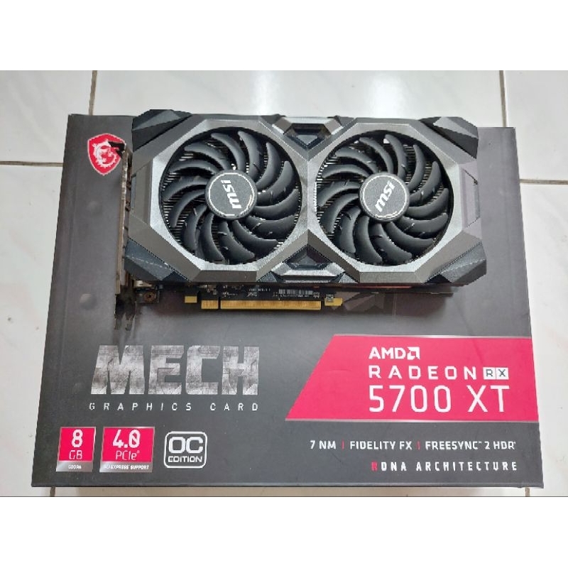 MSI 微星 RX5700XT 8G 保固中（3060ti 3060 2060 2070 6600xt 6700xt）