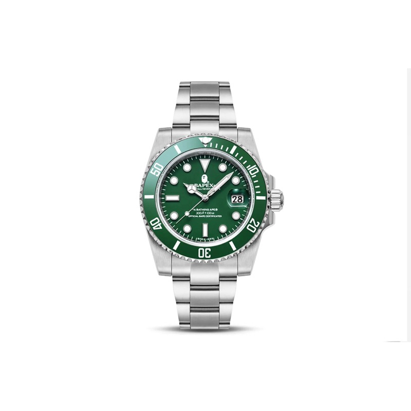 BAPE BAPEX TYPE1 綠水鬼 綠色手錶 台灣現貨