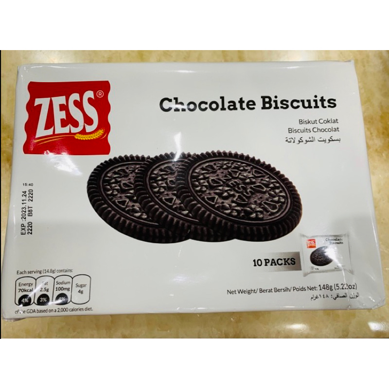 ZESS巧克力餅乾 148g