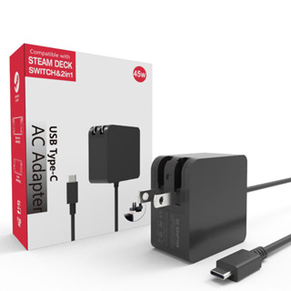 🌜哈哈🌛全新現貨 Steam Deck 45W 電源供應器 電線 充電線 充電器 快充 火牛 Switch 充電 變壓