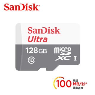 全新現貨⚠️SanDisk Ultra microSD UHS-I 128GB 記憶卡