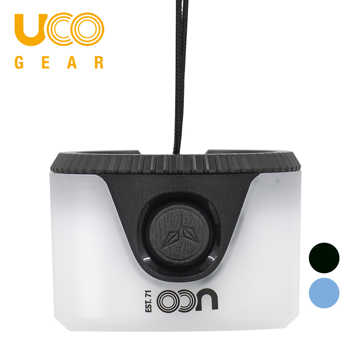 [特價] UCO GEAR 露營充電LED小吊燈 85g 雙電源 黑色 藍色 ML-SPROUT-LI 綠野山房