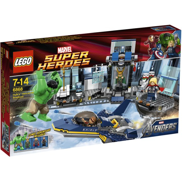 樂高 LEGO 6868 超級英雄 Hulk's Helicarrier Breakout 鷹眼 索爾 洛基 全新品