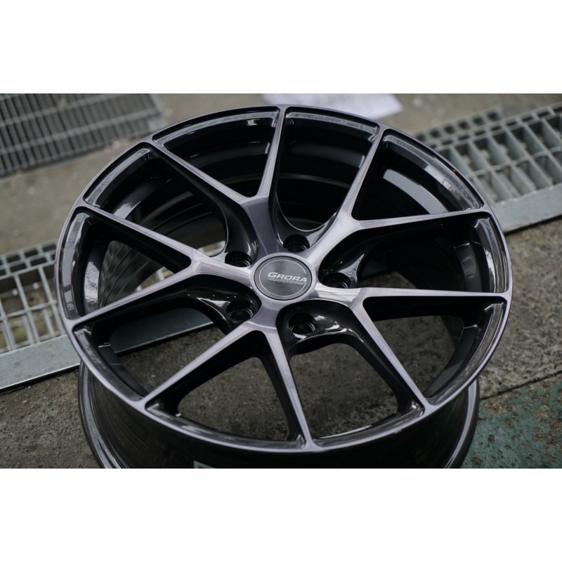 全新鋁圈 日本正品 ERST GRORA GS15V 17吋 5孔114.3 108 100 112 旋壓輕量化 槍管灰