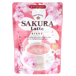 +爆買日本+Tea Boutique 櫻花拿鐵 SAKURA LATTE 104g 櫻花味 奶茶 歐蕾 沖泡粉 日本原裝