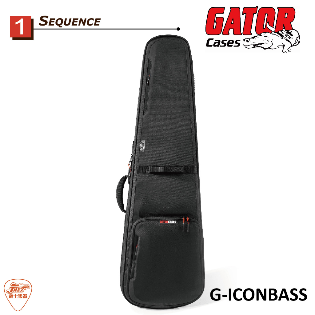 【爵士樂器】公司貨 Gator Case G-ICONBASS ICON系列 BASS 貝斯 託運厚袋 厚琴袋