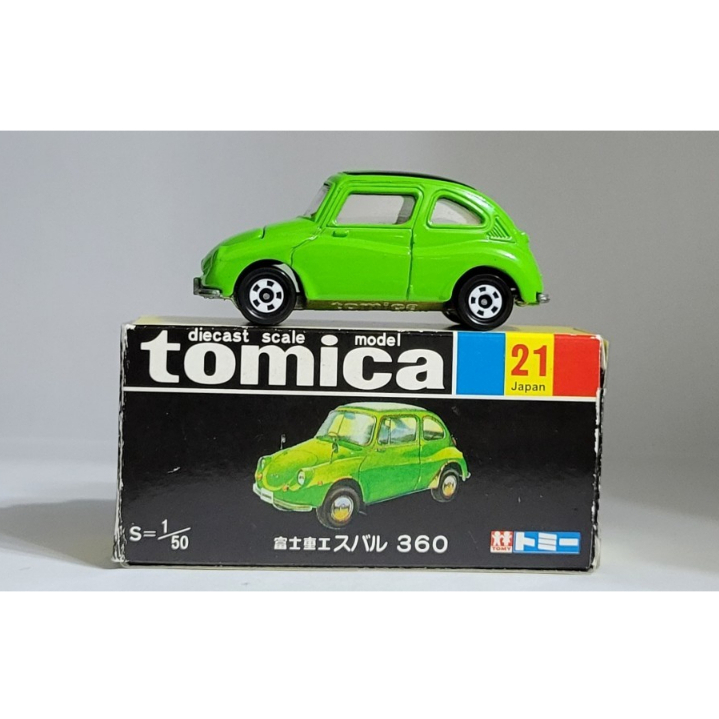 TOMICA 復刻黑盒NO.21 速霸陸 SUBARU 360 _拆檢、近新