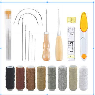 （現貨 臺灣 29件套）針線包針線套裝 帆布厚布家用縫補縫紉工具 手工縫紉錐子線針