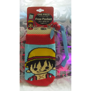 日版﹝限定﹞※ONE PIECE 航海王/海賊王※【魯夫多功能造型】針織束口袋/收納包