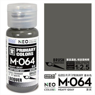 MODO 摩多 M064 淺骨架灰 深灰 30ml 模型漆 硝基漆 東海模型