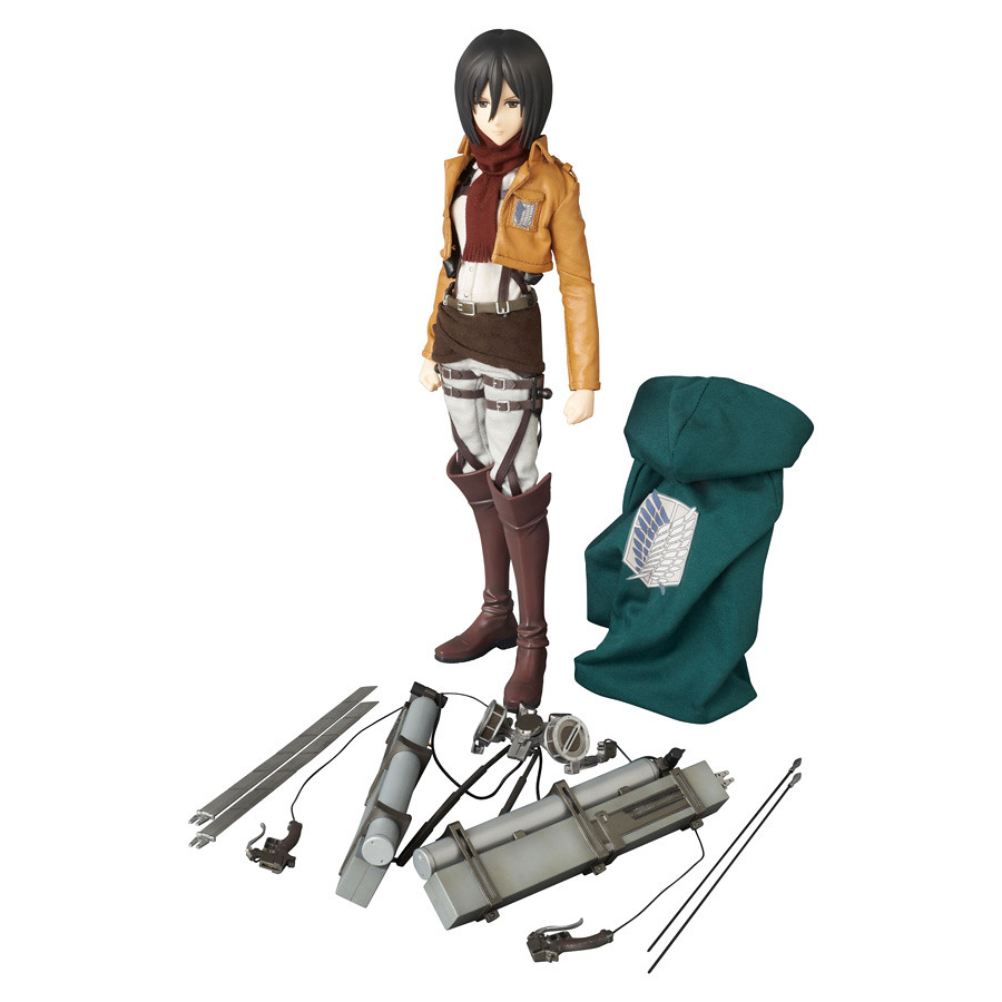 MEDICOM TOYS RAH 進擊的巨人 進撃の巨人 米卡莎·阿卡曼 米卡莎 三笠 米卡莎 三爺 笠笠笠