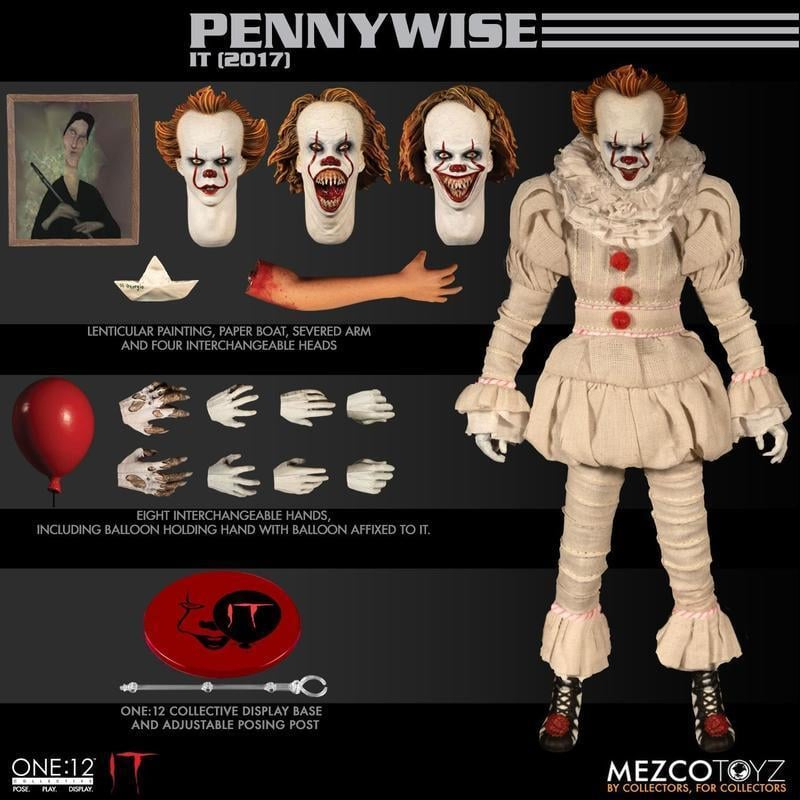 現貨 正版 Mezco IT  牠 小丑 小丑回魂 潘尼懷斯 Pennywise 2017