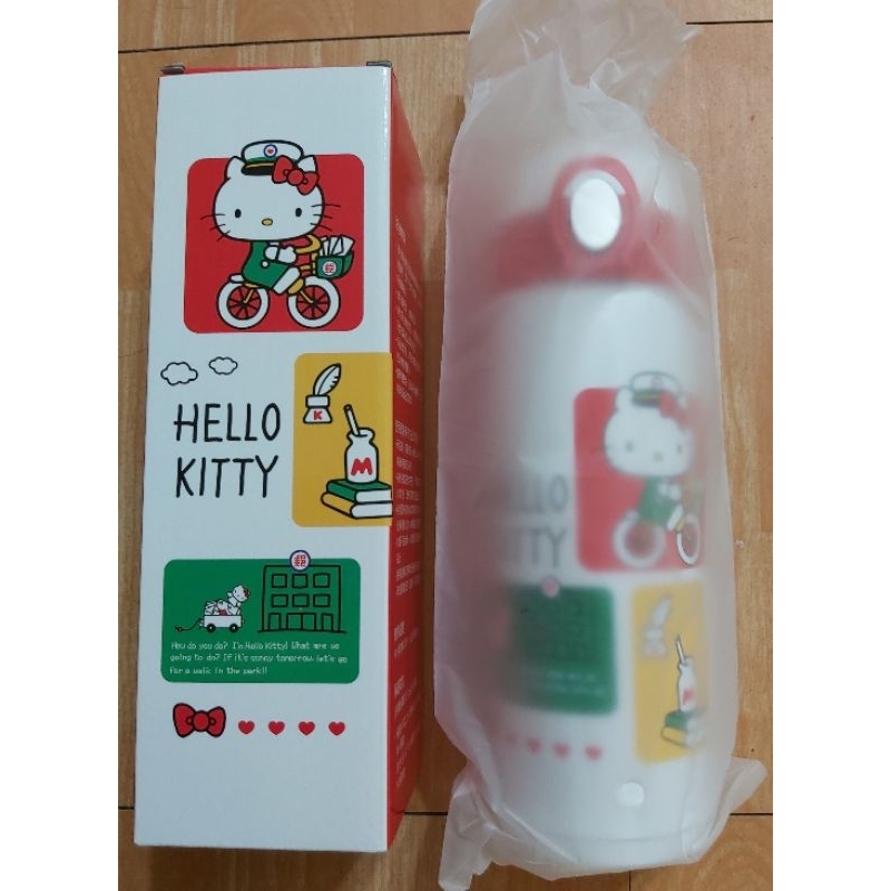 中華郵政 郵局聯名 HELLO KITTY幸福保溫瓶(彈蓋款）500ml