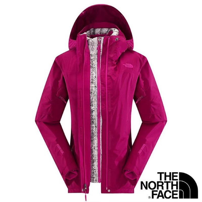 The North Face GORE-TEX 女款二件式防水防風外套(內550羽絨外套 CUF1