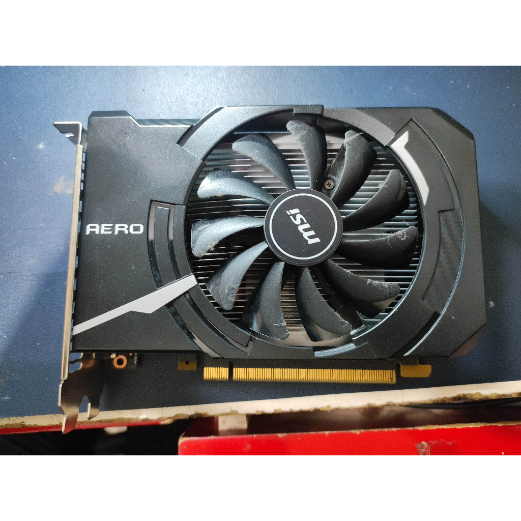 微星 MSI GTX 1050TI AERO 4G OC 免插電 過測良品顯卡