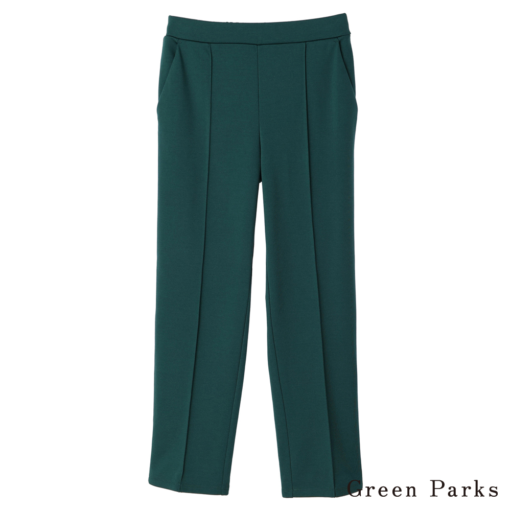 Green Parks 中褶線保暖休閒直筒褲(6A27L1F0100)