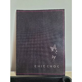 CHIC CHOC 仿皮蝴蝶記事本 筆記本 全新
