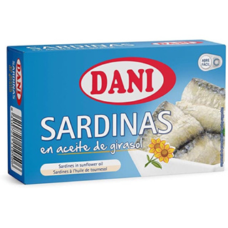 🐟DANI 西班牙 沙丁魚罐 Sardine Sunflower Oil 海鮮罐頭 水產罐頭 葵花油沙丁罐頭