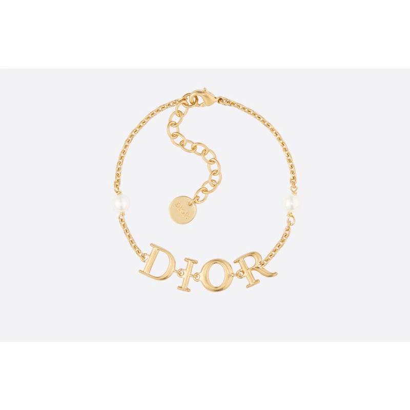 Dior evolution bracelet 字母手鍊 金 銀色手鍊