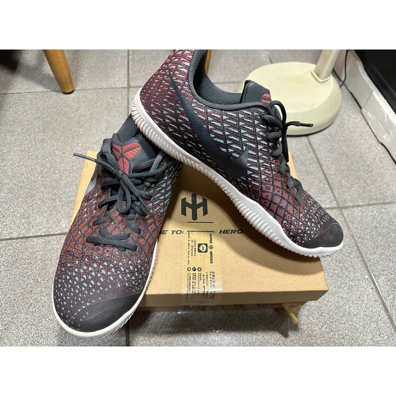 正品Nike KOBE MAMBA INSTINCT EP 經典黑紅白XDR 籃球鞋男款 9.5成新僅穿一次