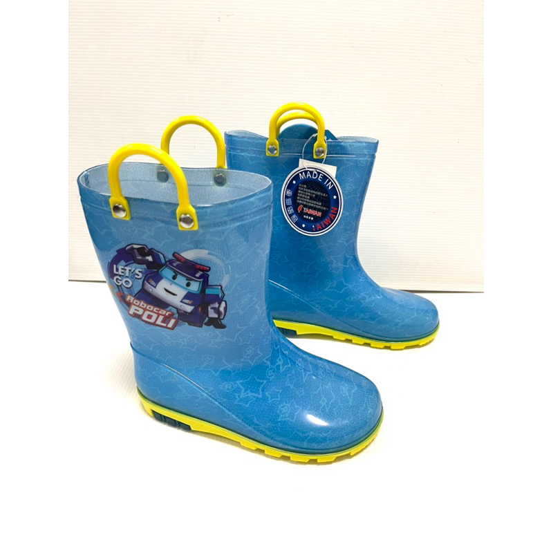 Poli 波力童雨鞋-藍/09606_0 【Marvel 漫威】poli童雨鞋-藍/台灣製 16-21cm
