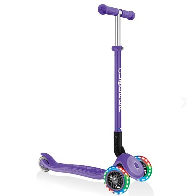 🔷️🔷️歡迎議價🔷️🔷️GLOBBER 兒童2合1三輪折疊滑板車經典版(LED發光前輪)~~紫羅蘭/翡翠綠