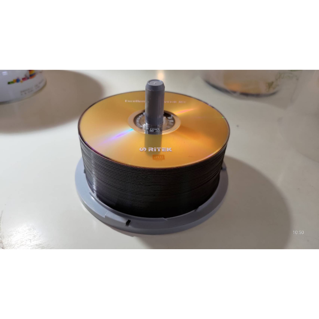 RiTEK 錸德 16x DVD+R DL 空白光碟片 可重複讀寫 單面 120min/4.7GB 原廠 台中市可自取