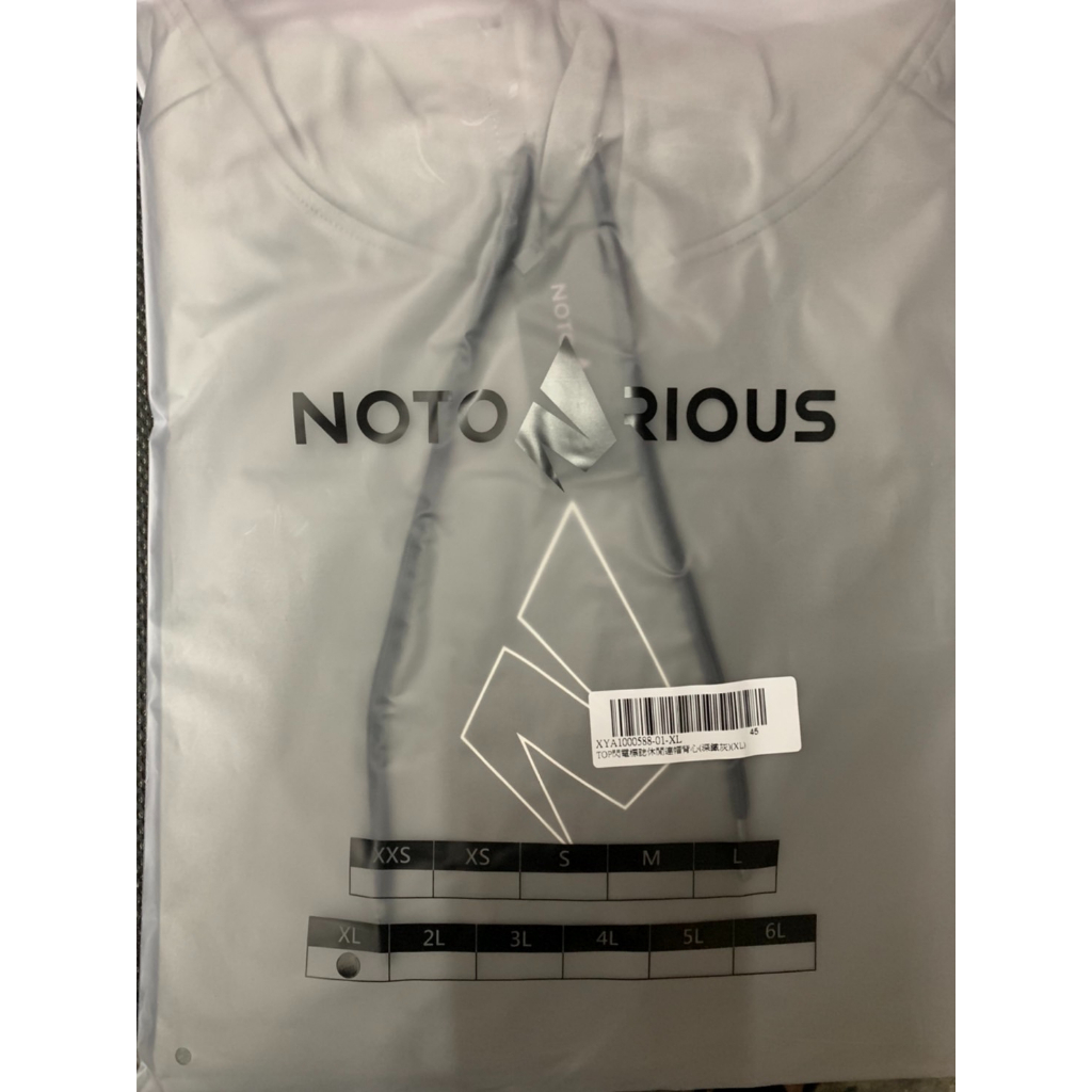 惡名昭彰 Notorious TOP閃電標誌休閒連帽背心(深鐵灰)(XL) 飆捍 限量 現貨 尺寸XL