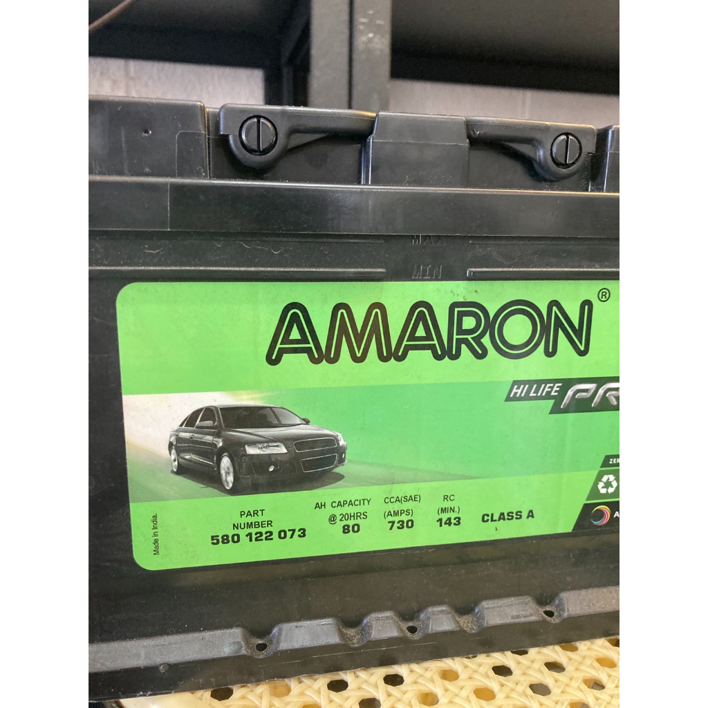 愛馬龍 AMARON DIN100 12v/100AH 免保養 歐規汽車電池(57113/57539/58014可用)
