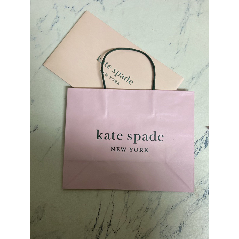 粉色組合Kate spade長夾組（紙袋26*20*11）+（紙盒自行組裝25.5*15*6.5）