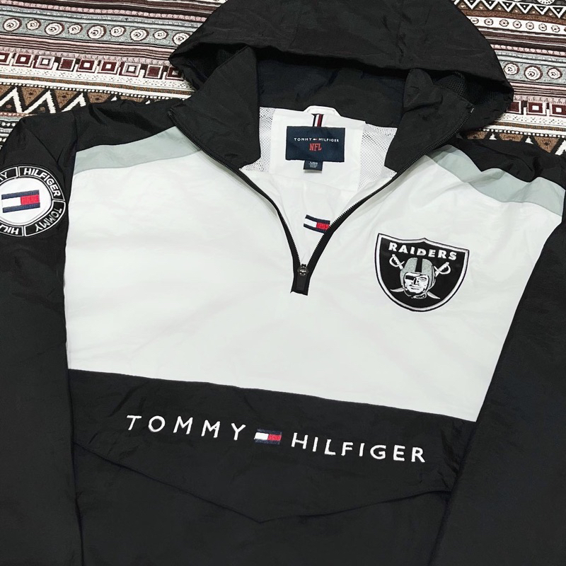 Tommy Hilfiger x Raiders 拉斯維加斯突擊者 長袖 拉鏈 連帽 衝鋒衣 帽T