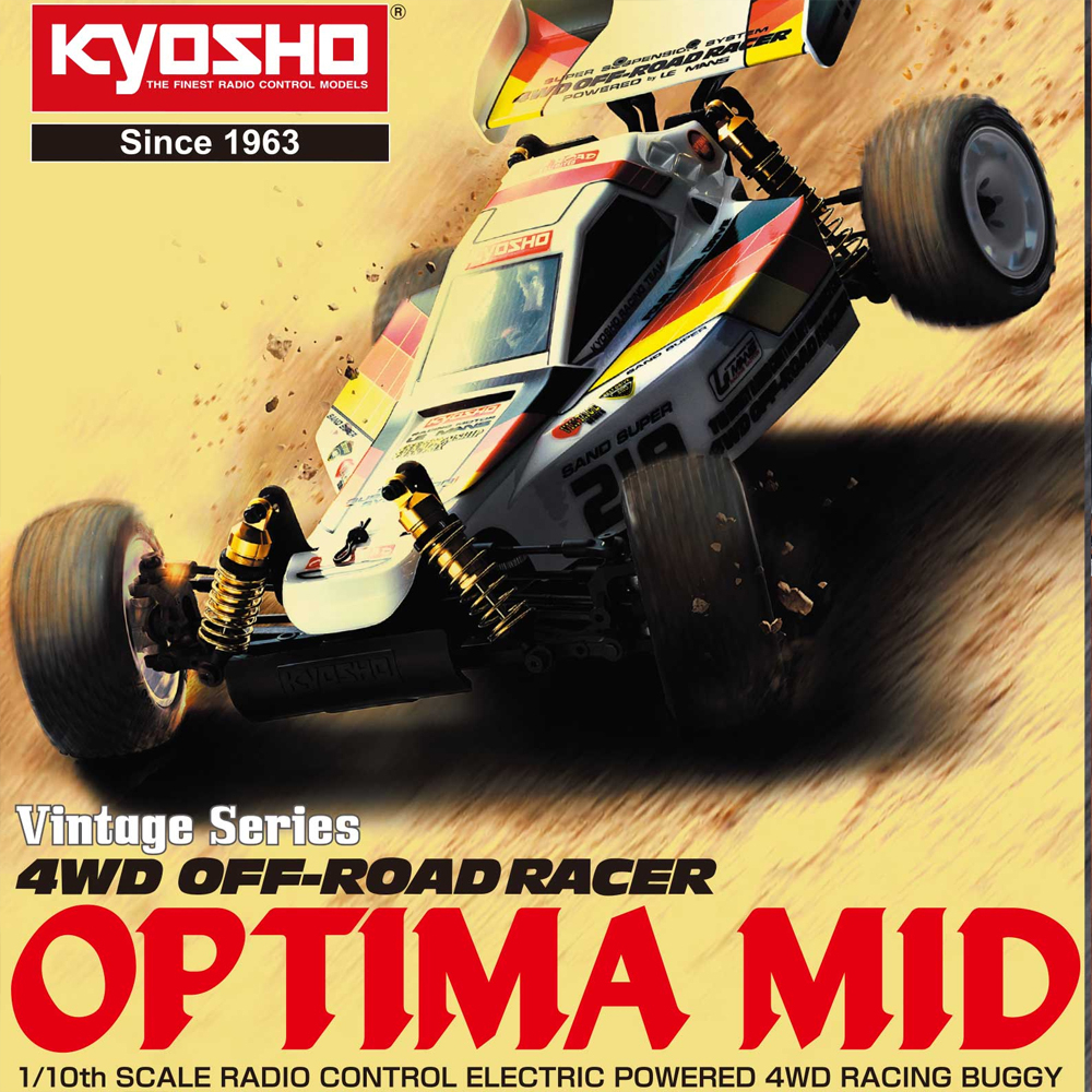 【KYOSHO 京商】30622 1/10 EP 4WD OPTIMA MID中置千里馬 2022年版