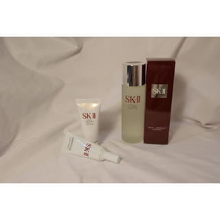 全新現貨｜SK2 青春露75ml、全效活膚潔面乳20g、超肌因鑽光淨白精華10ml、肌活能量輕盈活膚霜15g 小樣、中樣