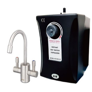 進來聊聊【Norit諾得淨水器】(全省免費安裝)NEX-25 冷熱飲機 (廚下型加熱器) 生飲級濾水器首選