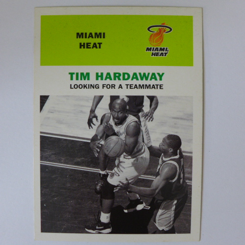 ~ Tim Hardaway ~名人堂/提姆·哈德威 1998年Fleer.復古設計.NBA籃球特殊卡