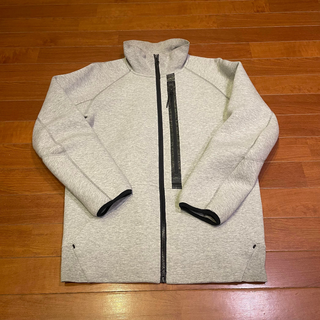 Nike NSW Tech Fleece 男灰色高磅數科技棉運動休閒大拉鍊立領長袖外套 潮流街頭流行穿搭 百搭基本款 L