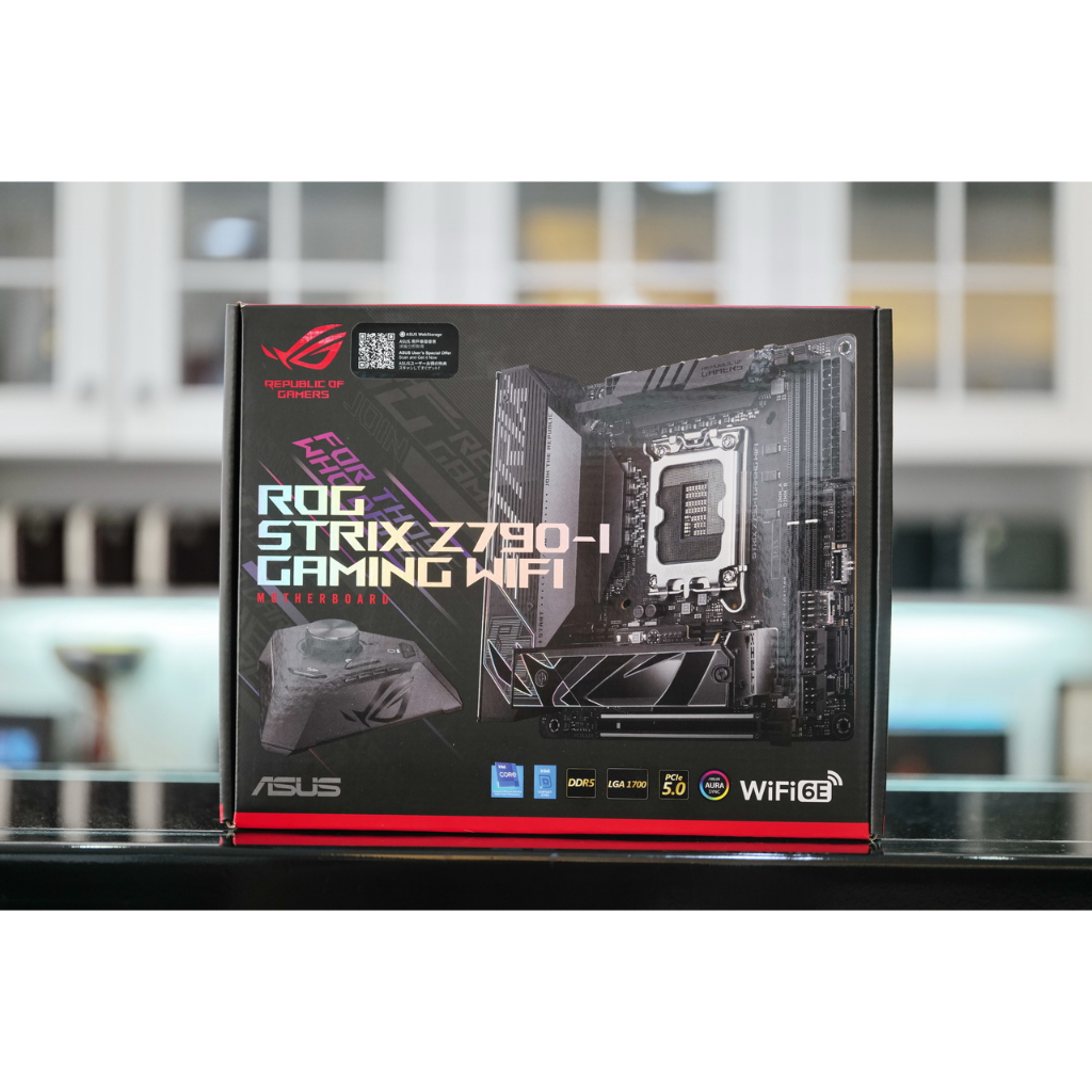 盒裝配件齊無保固便宜賣 ASUS ROG STRIX Z790-I GAMING WIFI mini ITX