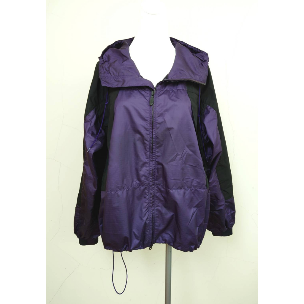 THE NORTH FACE 日本帶回 男女兩用夾克外套 紫色黑色拼接 防風外套