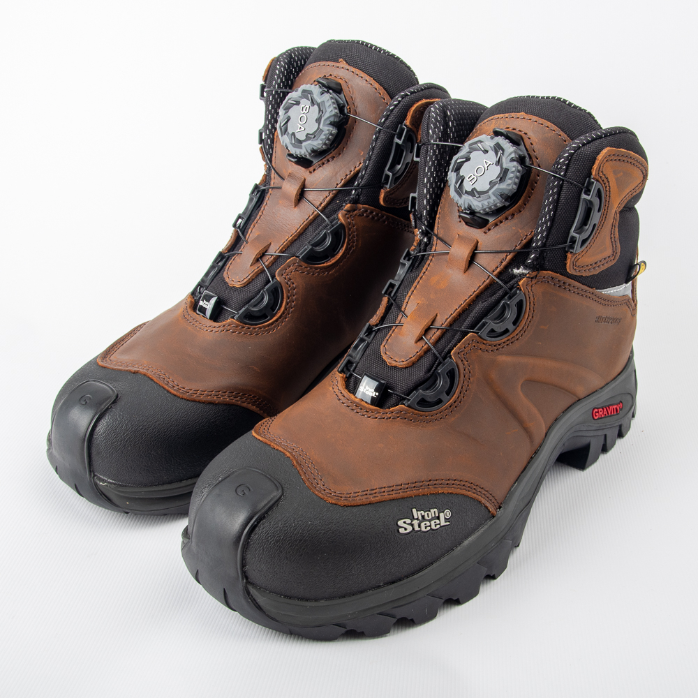 IronSteel T1231B Eagle BOA 快旋鈕 抗靜電 安全鞋 寬楦 防滑 防穿刺 防水 耐熱 塑鋼鞋