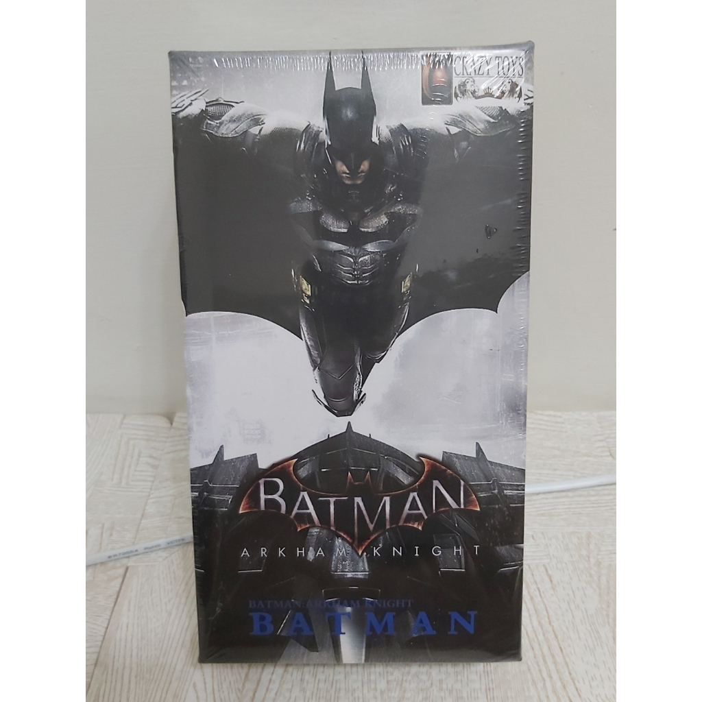 正版 Bat Man 蝙蝠俠 CRAZY TOYS 蝙蝠俠對戰阿卡姆騎士 單蝙蝠俠 黑暗騎士 稀有 包膜 造景 公仔