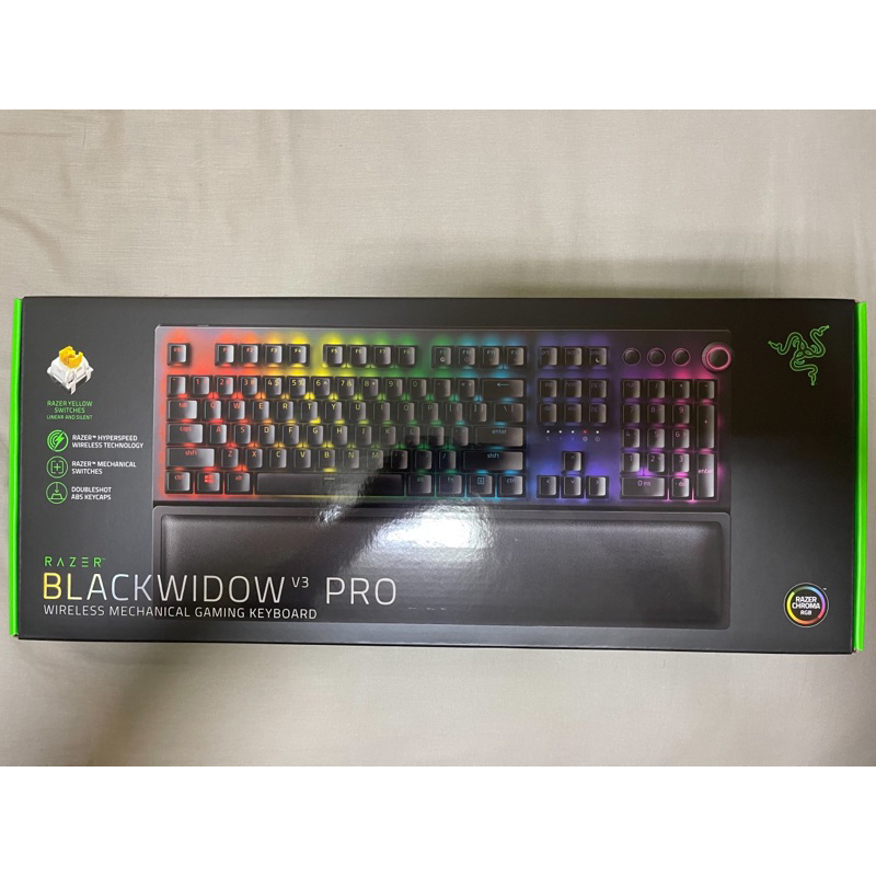 目前暫售候補一位 勿下單BLACKWIDOW V3 PRO 黑寡婦蜘幻彩版V3 Pro 電競鍵盤