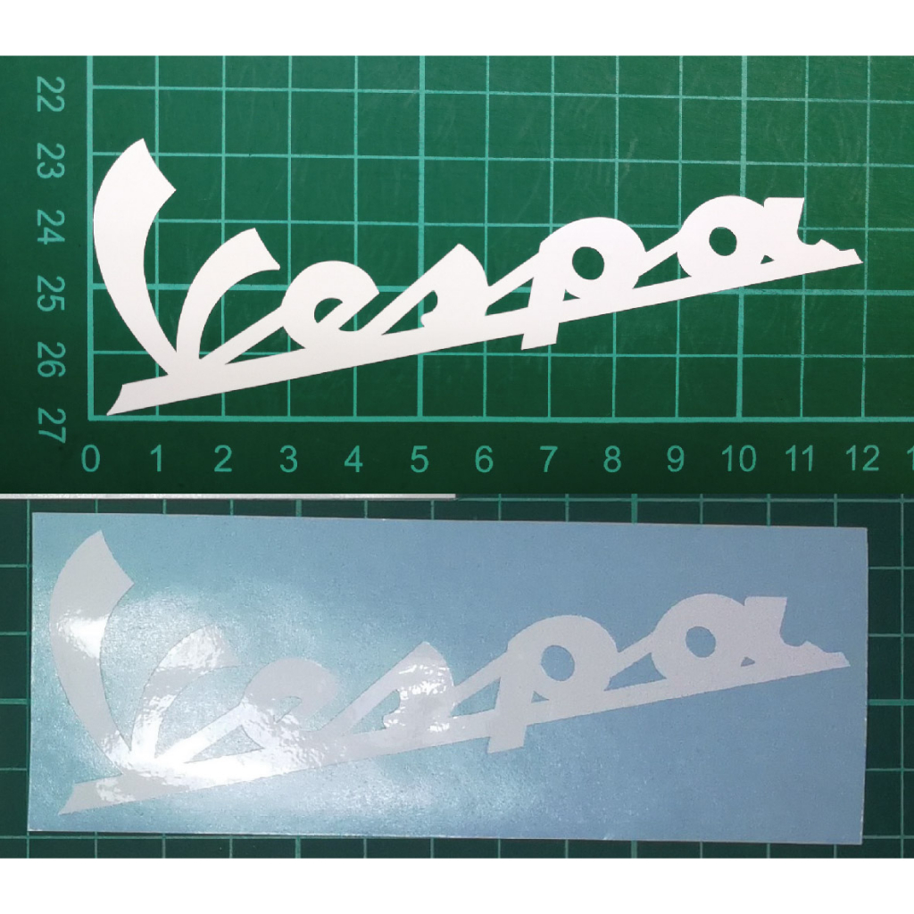 [PWTW] Vespa 偉士牌 割字 機車貼紙 防水貼紙 貼紙 反光貼紙