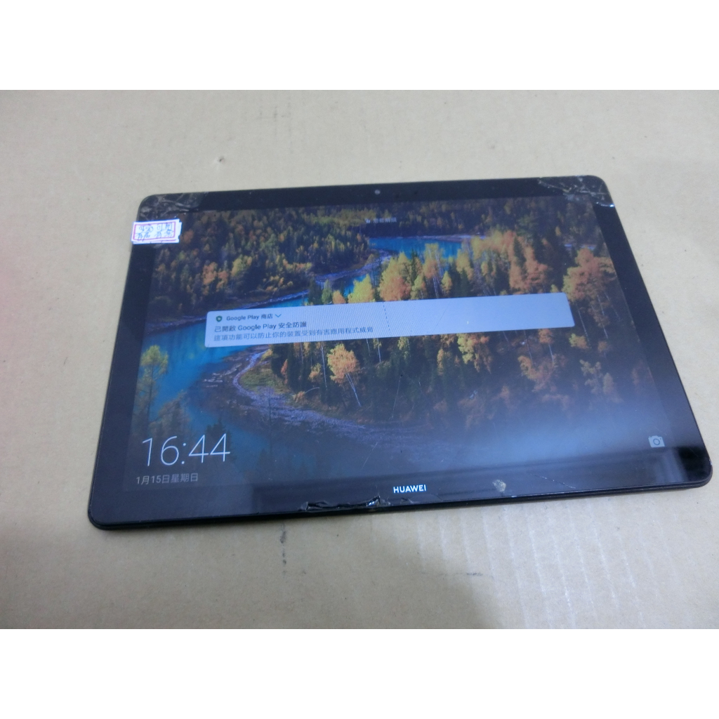 HUAWEI MediaPad T5 32G AGS2-W09 10.1吋 功能正常 之故障機 零件機（霞0114）