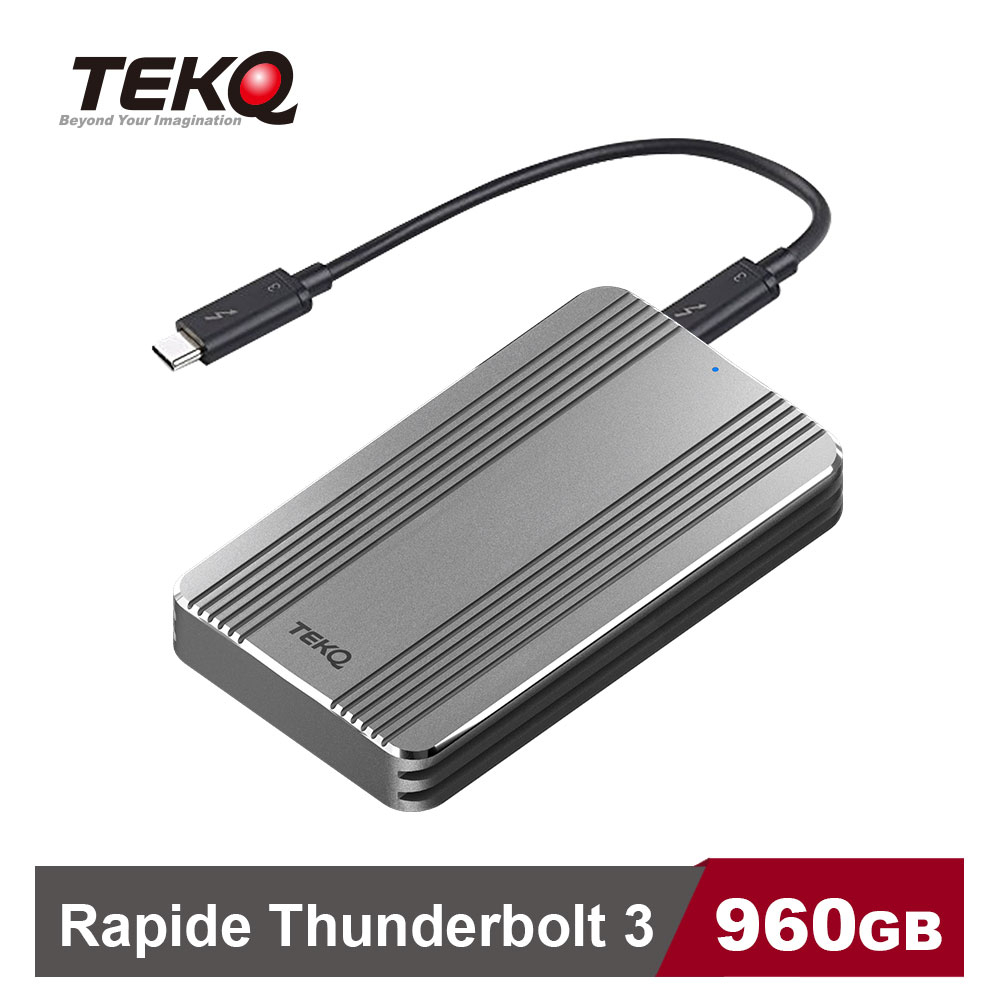 TEKQ Rapide Thunderbolt 3 PCIe NVMe M.2 SSD 外接式固態硬碟