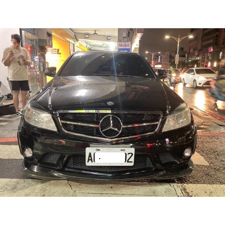 賓士 BENZ W204 S204一線星水箱護罩 C200水箱罩 C250水箱護罩 C300一線星中網