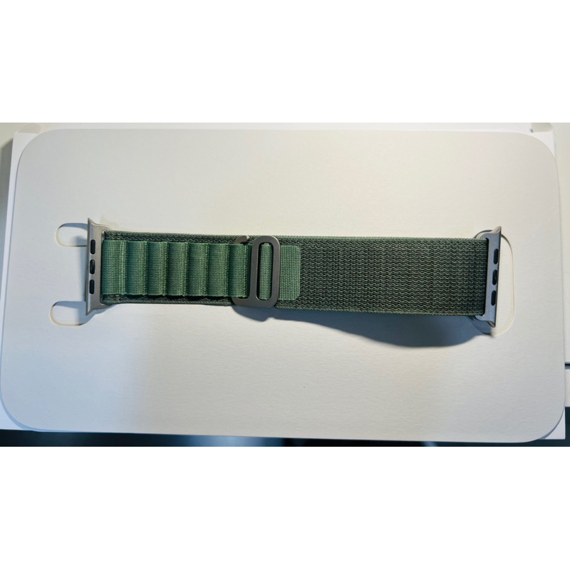 Apple Watch Ultra 原廠 49公釐綠色高山錶環 錶帶 Size:M