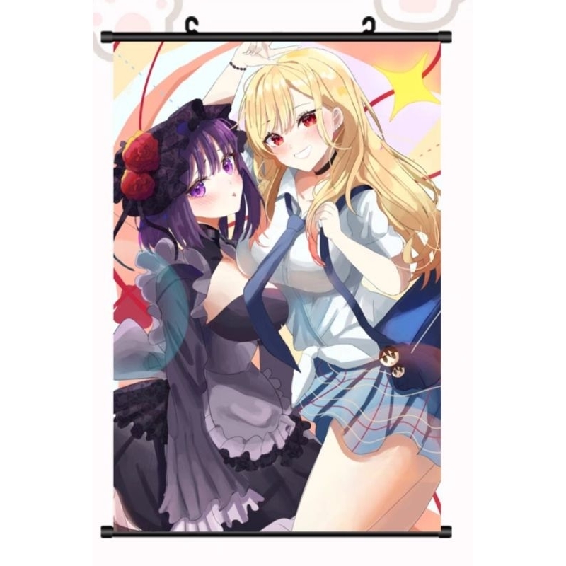 【部分現貨】戀上換裝娃娃! 掛軸40X60CM 不織布 喜多川海夢 五條新菜 乾紗壽葉 乾心壽 動漫周邊