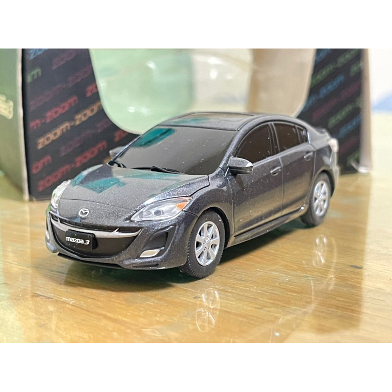 1/43 絕版 MAZDA 馬自達 原廠發行 二代 mazda3 微笑馬3 馬三 馬川 塑膠 迴力車 模型車 玩具車