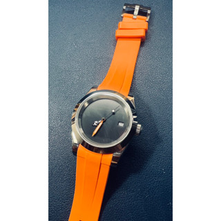 訂製無現貨【改錶玩面】Seiko Mod 精工 全黑麵 橘針 探險家 日誌 藍寶石玻璃 機械錶