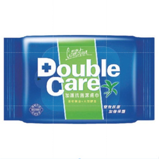 【窩心優選】康乃馨 DoubleCare 加護抗菌潔膚巾 20片/包 濕紙巾 隨身包 清潔